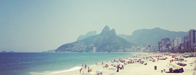 Praia de Ipanema is one of Rio 2014.