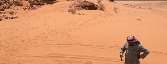 Wadi Rum Protected Area is one of Lieux qui ont plu à Brett.