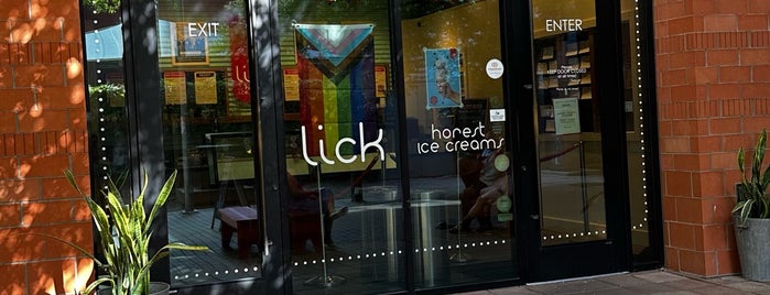 Lick Ice Cream is one of west us.