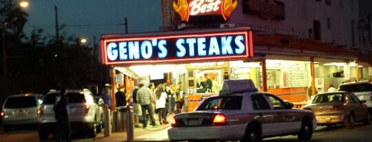 Geno's Steaks is one of Philadelphia.