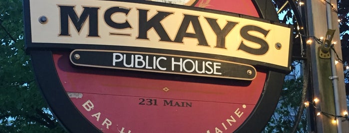 McKays Public House is one of Acadia/Bar Harbor.