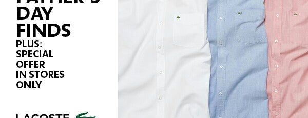 Lacoste Boutique is one of Best men's clothing store.