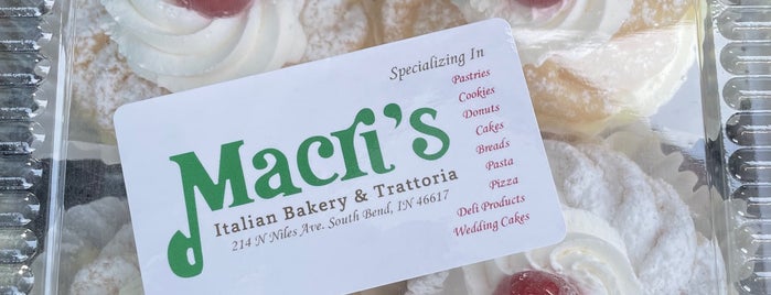 Macri's Italian Bakery is one of South Bend/Mishawaka.