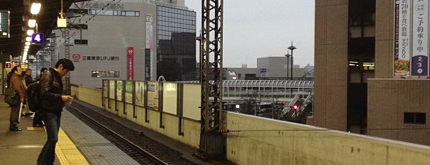 Moriguchishi Station (KH11) is one of 何かのアニメの聖地.