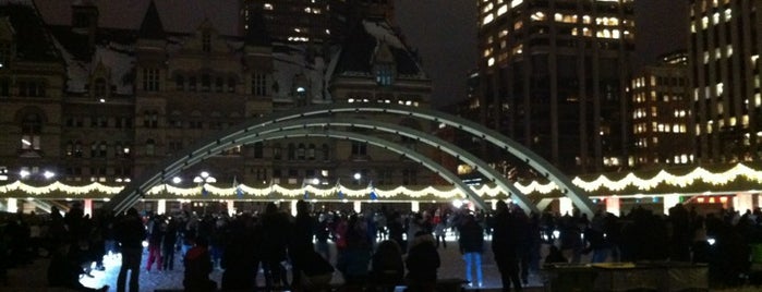 Mississauga Celebration Square Ice Rink is one of Meghanさんのお気に入りスポット.