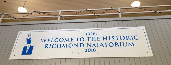 Richmond Municipal Natatorium (The Plunge) is one of Discover Point Richmond.