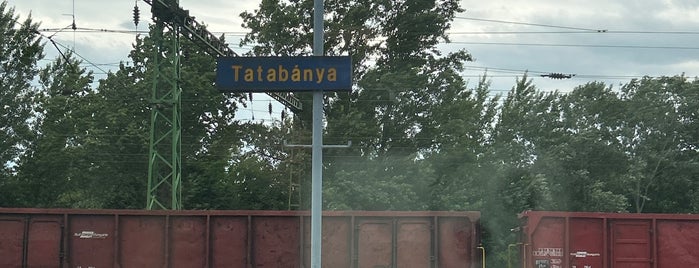 Tatabánya vasútállomás is one of K.