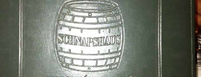 Schnapshaus is one of Favorite Food / cosmopolitan culinary.