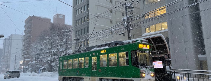 Nishi 8-chome Station is one of Tram.