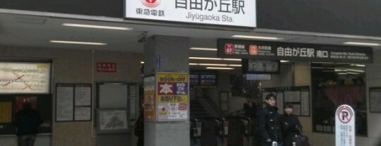 Stazione Jiyugaoka is one of 武蔵小杉に来る列車の終着駅.