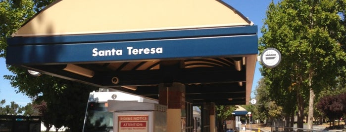 VTA Santa Teresa Light Rail Station is one of Lightrail System 901.