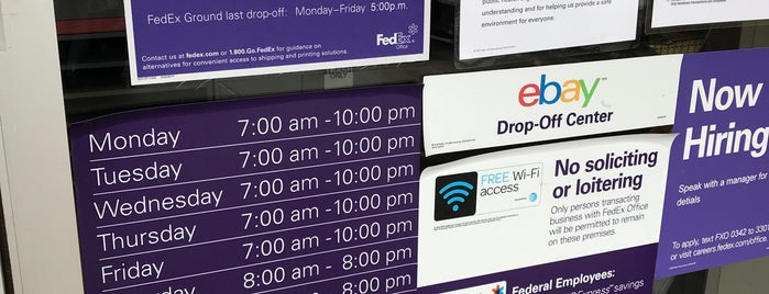 FedEx Office Print & Ship Center is one of AT&T WiFi Hot Spots - FedEx Locations.