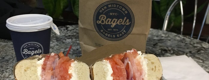H&H Midtown Bagels East is one of NEW YORK BY KHONKAENDER.