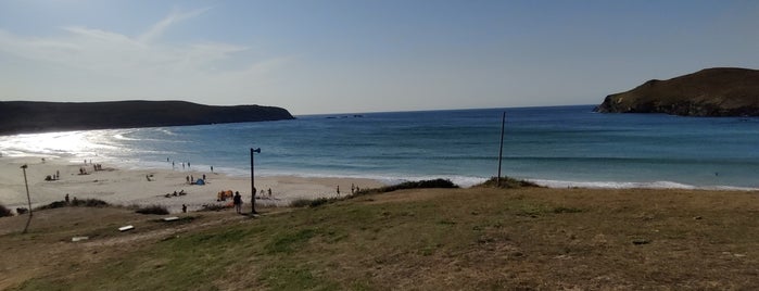 Praia de Pantín is one of Praias galegas.