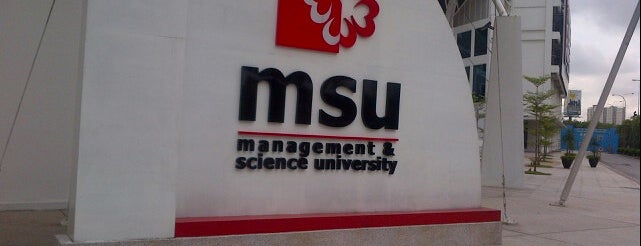 Management & Science University (MSU) is one of Learning Centres, MY #1.