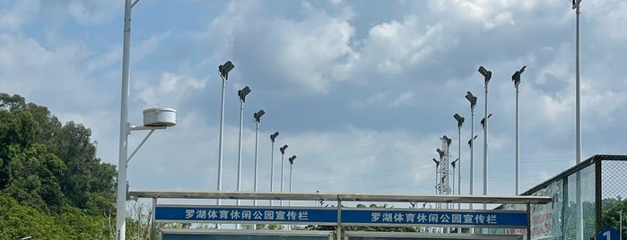 Luohu Gymnasium is one of Soccer Field Shenzhen.