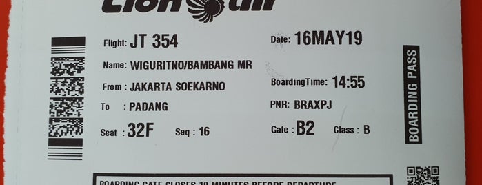 Gate B6 is one of Soekarno Hatta International Airport (CGK).
