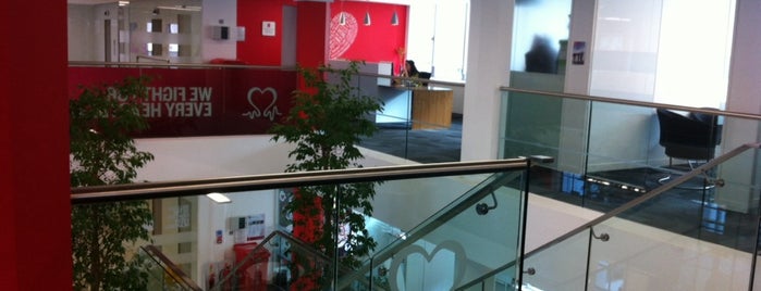 British Heart Foundation is one of Charity HQs.