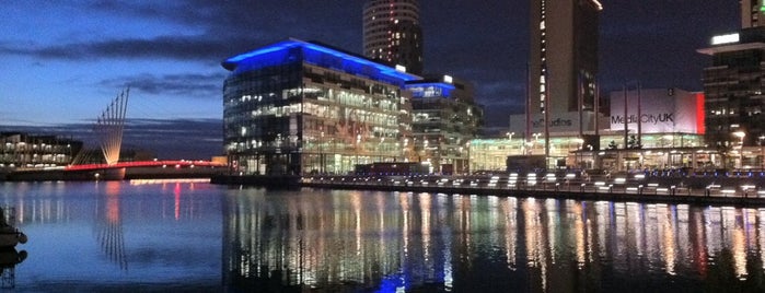 MediaCityUK is one of Manchester and Salford.