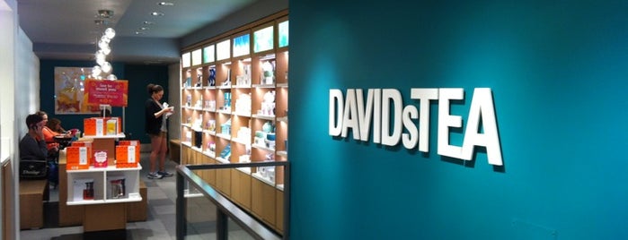 DAVIDsTEA is one of Near the Office.
