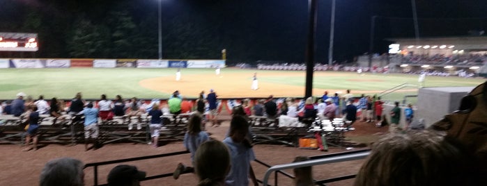 Lexington County Baseball Stadium is one of Tempat yang Disukai Andy.
