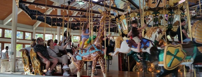 Coolidge Park Carousel is one of สถานที่ที่ Andy ถูกใจ.