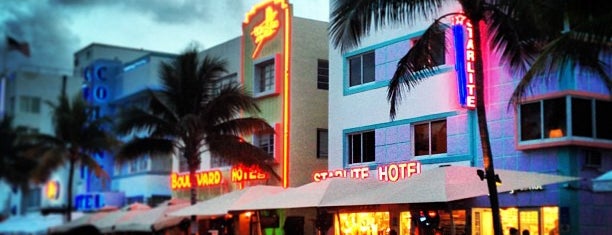 Ocean Drive is one of South Beach.