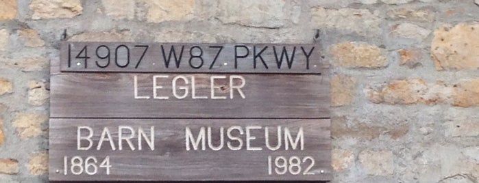 Legler Barn Museum Complex is one of Places.