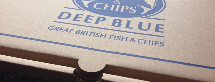 Deep Blue Fish And Chips is one of Orte, die Kelvin gefallen.