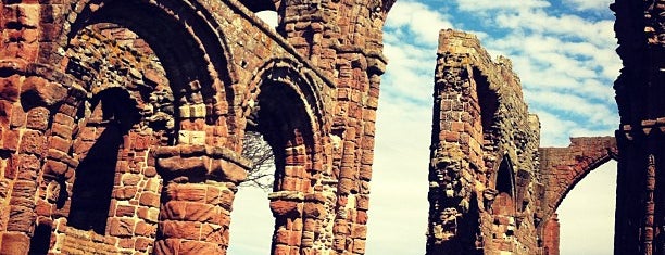 Lindisfarne Priory is one of Carl : понравившиеся места.