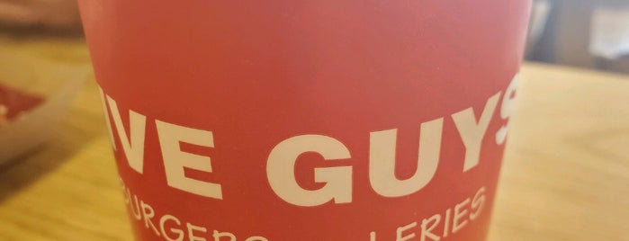 Five Guys is one of Favorites.