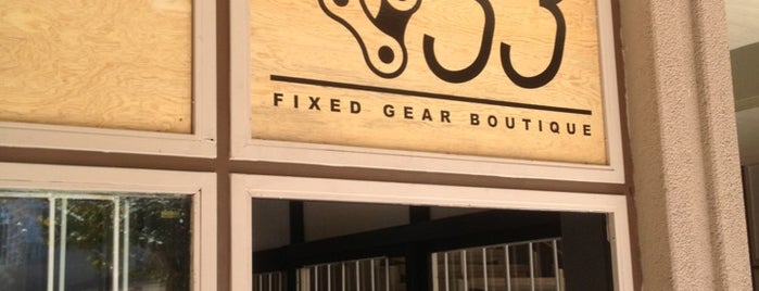 33 Fixed Gear Boutique & Bike Department is one of Claudia : понравившиеся места.