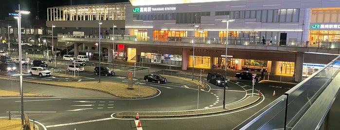 JR Takasaki Station is one of Hideo 님이 좋아한 장소.