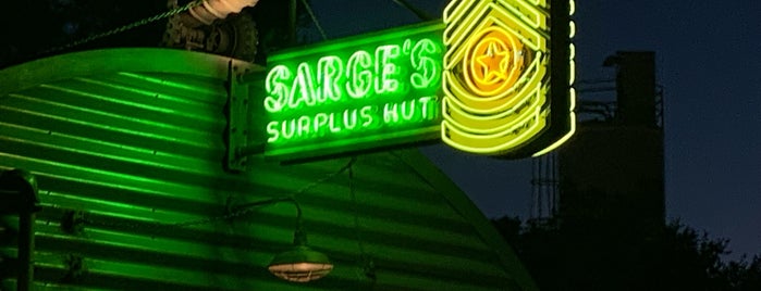 Sarge's Surplus Hut is one of Lucas’s Liked Places.