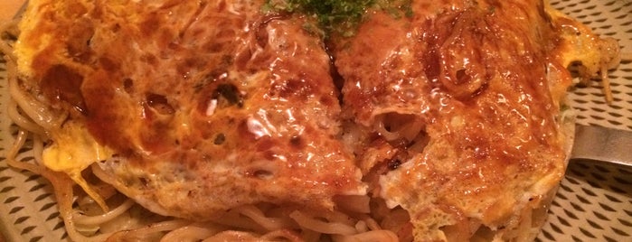 広島のお好み焼き屋さんTABO 西新店 is one of 1軒目.