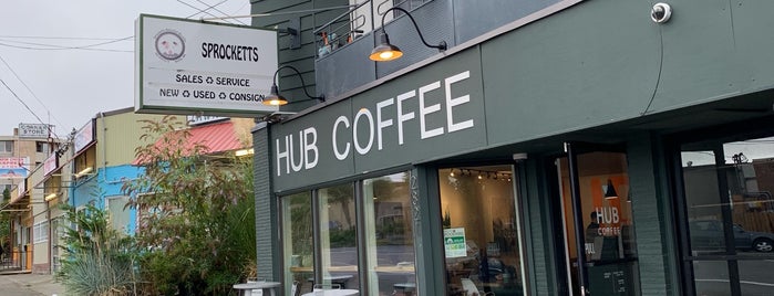 Hub Coffee is one of Seattle / Portland.