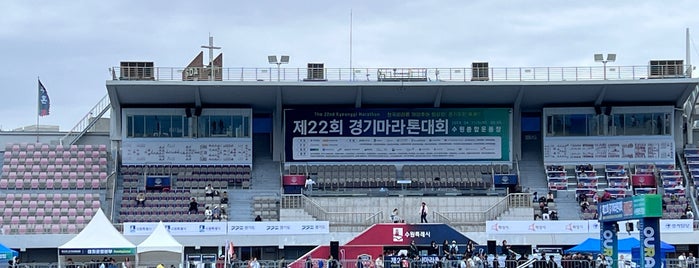 Suwon Sports Complex is one of 축구장.