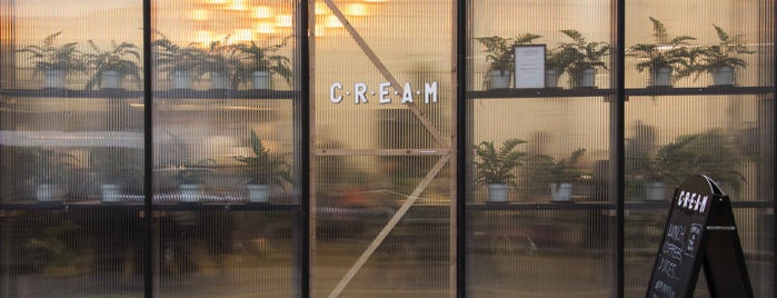 CREAM is one of Tiff's Cafes.