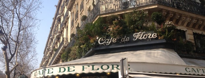 Café de Flore is one of Terrasses in Paris.