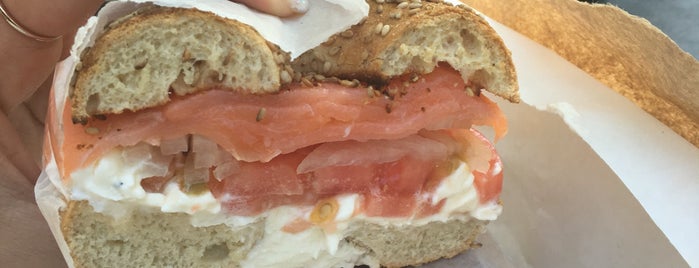 Bagelworks is one of Bagels and lox.