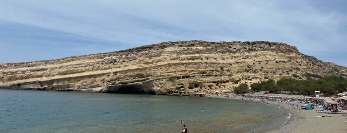Matala Beach is one of Urlaub 2016 Greece.