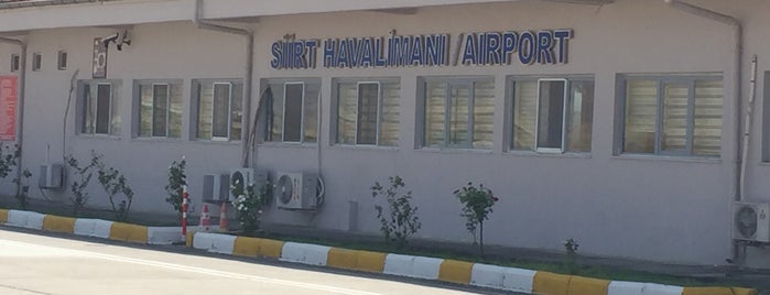 Siirt Havalimanı (SXZ) is one of Havalimanları.