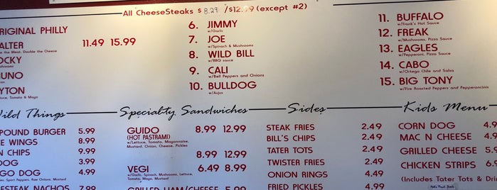 Wild Bill's Cheesesteaks & Grill is one of Favorite.
