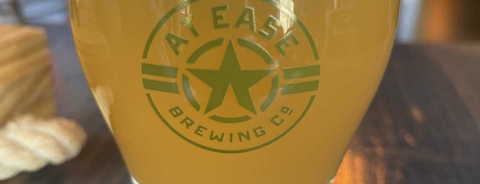 At Ease Brewing is one of Liz'in Kaydettiği Mekanlar.