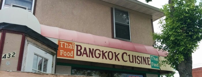 Bangkok cuisine thai restaurant is one of frequent places.