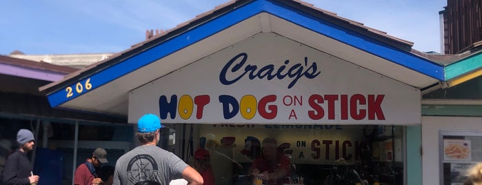 Craig's Hot Dog on a Stick is one of Favorites.