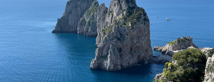 Faraglioni is one of capri.