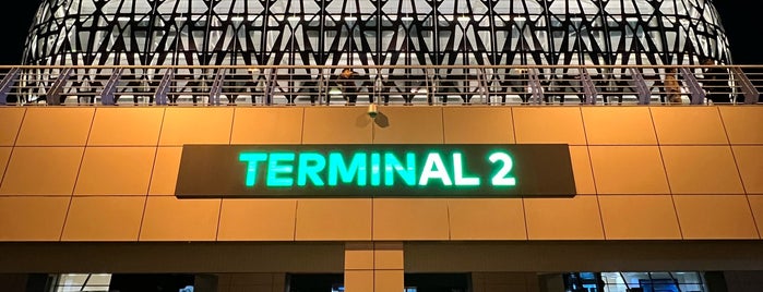 Terminal 2 is one of visited int..