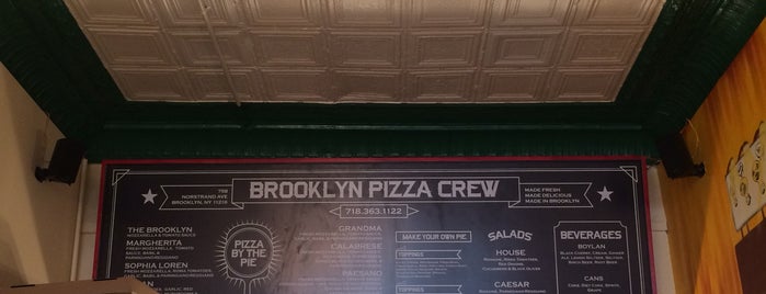 Brooklyn Pizza Crew is one of New neighborhood to-dos.