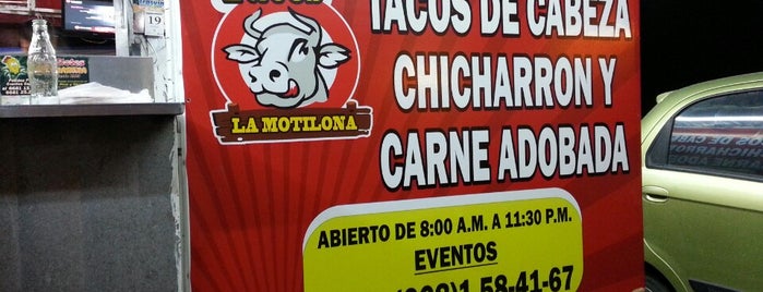 Tacos De Cabeza La Motilona is one of Comida en Mochis.